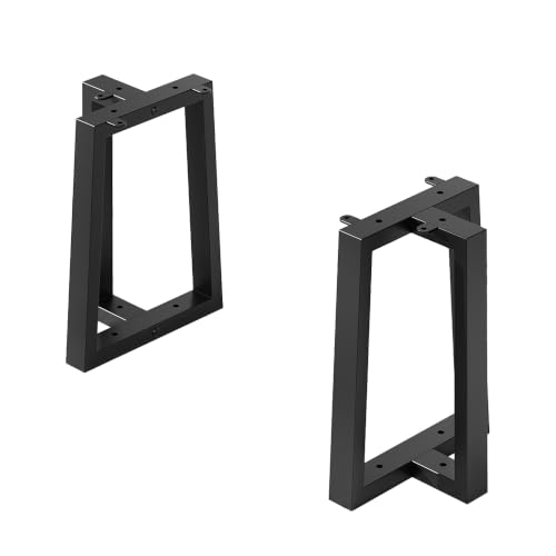 16 Inch Furniture Legs, Metal Coffee Table Legs Set of 2,Black - size: 16in