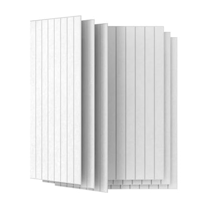 6 Pack 47.2"x23.6" Acoustic Panels, Sound Absorbing Panels, White - color: White, size: 47.2" x 23.6"