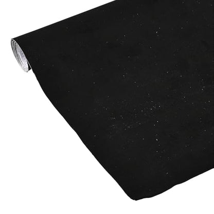 Suede Car Vinyl Wrap, Stretch Adhesive Film, Black, 39.37"x 60" - color: Black, size: 39.37" x 60"
