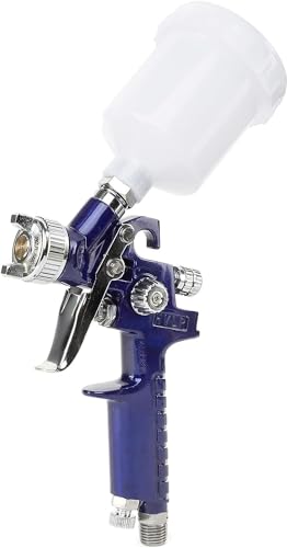 NEIKO 31207A HVLP Mini Gravity Feed Air Spray Paint Gun | 1.0 mm Nozzle Size | 125 cc - style: 1.0mm nozzle, Mini