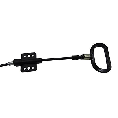 2 Pieces Recliner Release Cable Replacement D-Ring Pull Handle, Exposed Length 4.75" with S Tip