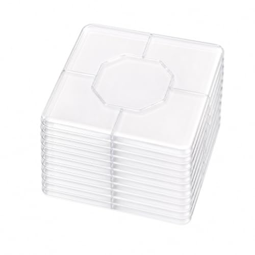ZOMPAGO Clear Silicone Cabinet Door Bumpers Cabinet Door Protection 12 PCS - size: 12 PCS Square