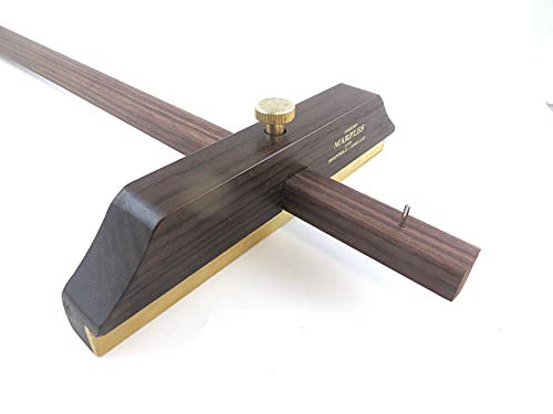 Panel Gauge with Pin and Pencil Holder Solid Rosewood