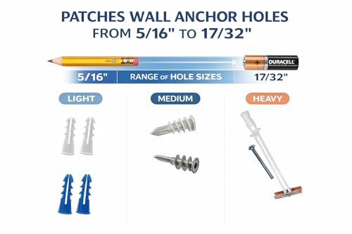Waitless™ Wall-Patch Kit for Small Wall Anchor Holes