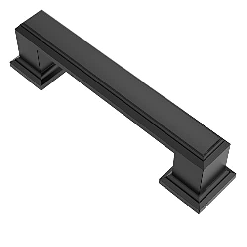 Alzassbg 3" Matte Black Cabinet Pulls and Handles 10 Pack, AL3071MB - color: Matte Black, size: 3" Hole Center