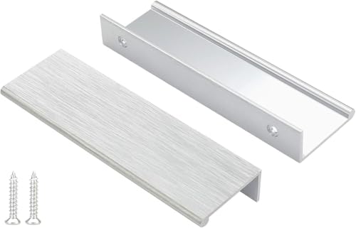 Peaha 25 Pack Kitchen Cabinet Handles 3-3/4" Brushed Nickel Cabinet Pulls - color: Brushed Nickel, size: Hole Centers:3-3/4in(96mm)