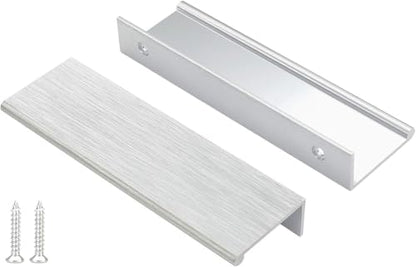 Peaha 25 Pack Kitchen Cabinet Handles 3-3/4" Brushed Nickel Cabinet Pulls - color: Brushed Nickel, size: Hole Centers:3-3/4in(96mm)