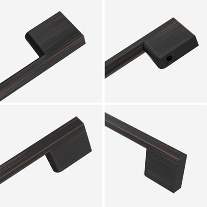 9BUILD 10 Pack Oil Rubbed Bronze Cabinet Pulls 3 Inch Kitchen Cabinet Handles, Cabinet Hardware for Cupboard Drawer Pulls - color: Oil Rubbed Bronze, size: 3"/76MM Hole Center, style: 10 Pack