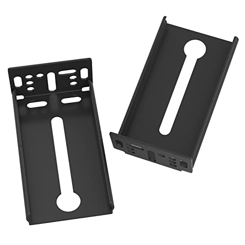 LONTAN 2 Pairs Black Rear Mounting Brackets for 1.77 Inch 45mm Slides - color: Black, size: 1.77 Inch