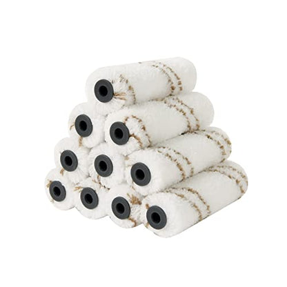 MIster Rui 4 Inch Paint Roller Kit, Foam Paint Roller, Microfiber Paint Roller Covers 10 Pack