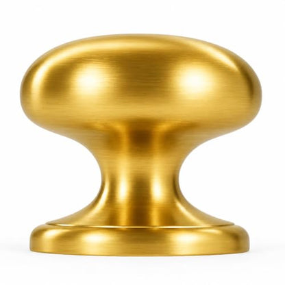 trust4care 2-Pack Brushed Satin Gold 1.5" Bifold Closet Cabinet Knobs Pulls - color: Gold, size: Set of 2