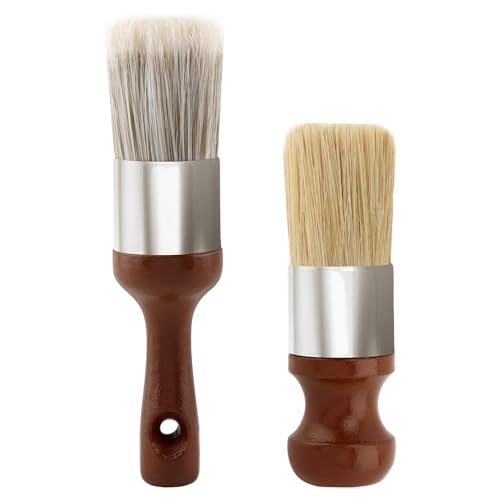 2 Pcs Salve Brush for Furniture,Leather & Wood Furniture Salve Brush