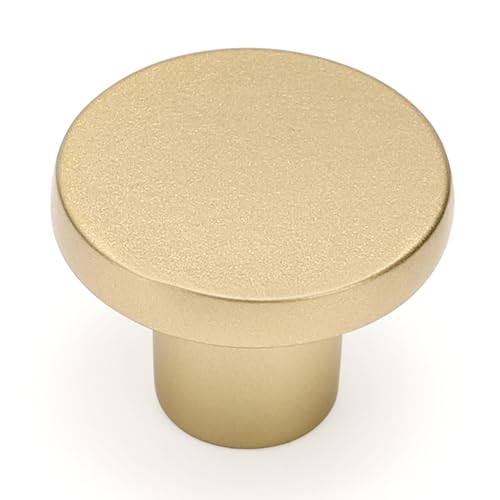 Ravinte Cabinet Knobs, 10 Pack Sandy Gold Dresser Drawer Pulls, 1-1/5 Inch - color: Sandy Gold