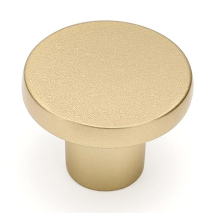 Ravinte Cabinet Knobs, 10 Pack Sandy Gold Dresser Drawer Pulls, 1-1/5 Inch - color: Sandy Gold