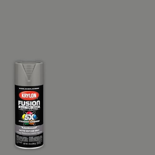 Krylon Fusion All-In-One 12 Oz. Matte Spray Paint, Vintage Gray - 1 Each