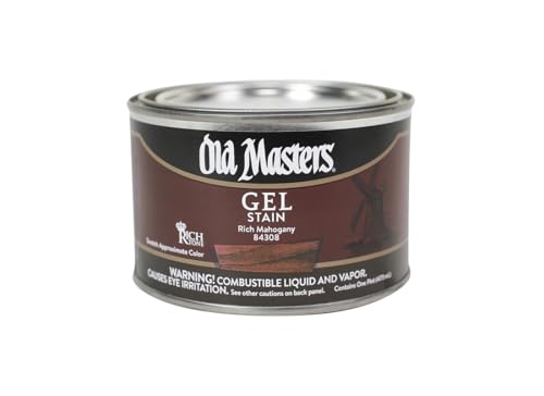 Old Masters 84108 Gel Stain Pint, Crimson Fire