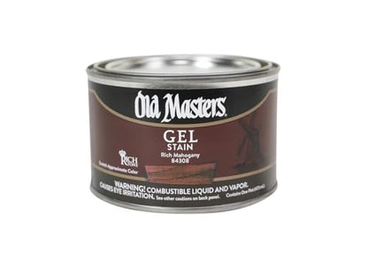 Old Masters 84108 Gel Stain Pint, Crimson Fire