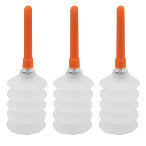 Accordion Style Squeezable Glue Container with Glue