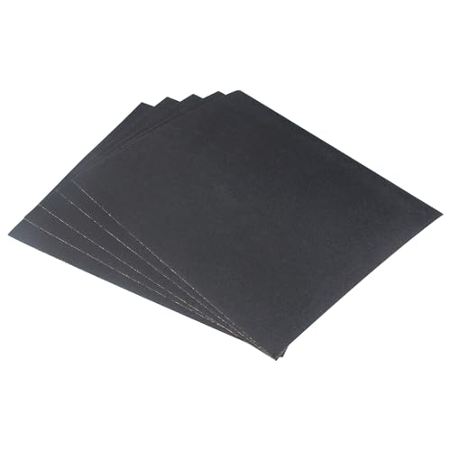 Utoolmart 240 Grits Sanding Sheets Wet Dry Silicon Carbide Sandpaper for Wood Furniture Metal Automotive Polishing 5pcs - color: 5pcs, size: 240 Grit