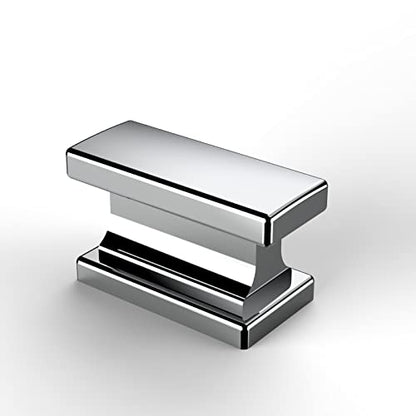 Asidrama 6 Pack 2891 Kitchen Cabinet Knobs Dresser Knobs Drawer Knobs Cabinet Hardware Zinc Knobs for Dresser Drawers - color: Polished Chrome, style: 6 Pack