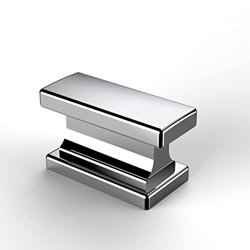 Asidrama 10 Pack Polished Chrome Kitchen Cabinet Knobs for Dresser Drawers - Zinc Hardware - color: Polished Chrome, style: 10 Pack