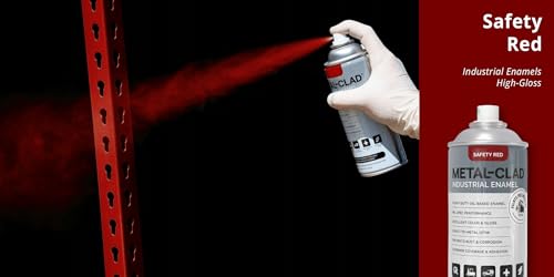 1 Can Aerosol Spray Paint (Gloss Safety Red) 5-S-2614 - color: Gloss Safety Red, size: 11 Fl Oz (Pack of 1)