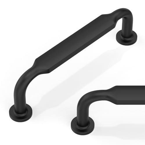 10 Pack Matte Black Cabinet Pulls 3.75 Inch(96mm) Kitchen Cabinet Handles Cabinet Hardware for Drawer Pulls - color: Matte Black, size: 3.75" Hole Center