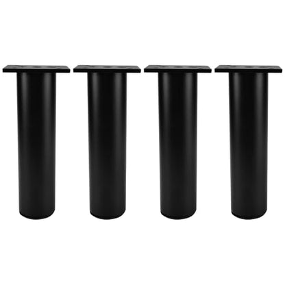 6 Inch Aluminium Alloy Metal Furniture Legs, Set of 4 Round Black - color: Gold, size: 6"/15cm