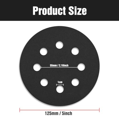 100 Pcs 5 inch Wet Dry Sanding Discs 3000 Grit 8 Hole Hook and Loop - style: 100 Pcs-3000 Grit