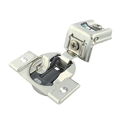 Blum 39C355B.20x1S 1-1/4" Overlay Soft Close Cabinet Hinge, Nickel Plated Steel, Nickel Finish - size: Pack of 1, style: With Screws