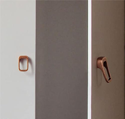 Goo-Ki Antique Copper Cabinet Pulls with 0.6'' (16MM) Hole Centers,Retro Zinc Alloy Drawer Pulls for Drawer,Wardrobe,Cupboard,6 Pack… - color: Antique Copper, size: 0.6'' HOLE CENTERS