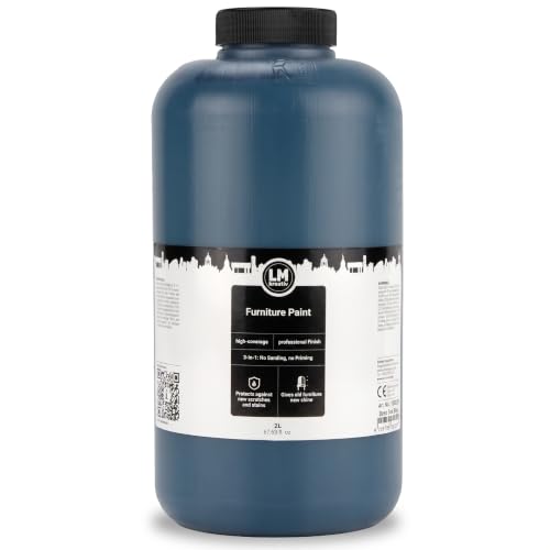 LM Furniture Paint 67,63 fl oz - Deep Sea Blue - - color: Deep Sea Blue, size: 67.63 Fl Oz (Pack of 1)