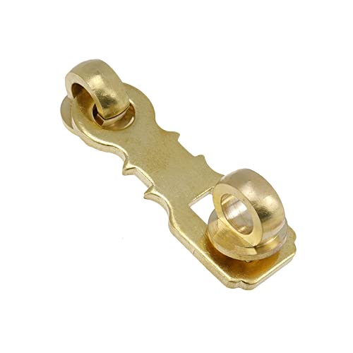 Padlock Hasp Door Clasp, Light Brass Heavy Duty Latch Lock - size: Light Brass Hasp