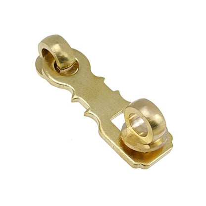 Padlock Hasp Door Clasp, Light Brass Heavy Duty Latch Lock - size: Light Brass Hasp