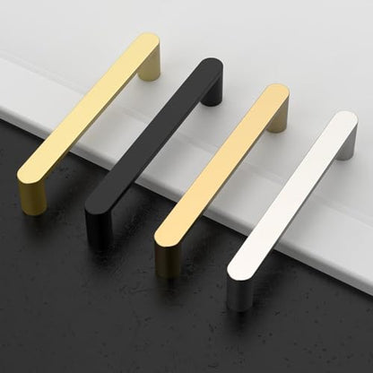 Amerdeco 10 Pack ZH0005BSN Brushed Satin Nickel Cabinet Pulls 5" - color: Brushed Satin Nickel, size: 5" hole center