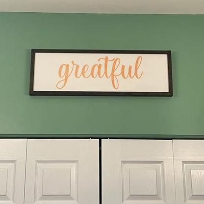 Large Grateful Stencils for Painting - 6 Pack Grateful Stencil Templates for Painting on Wood, Reusable Letter Stencils for Chalkboard Wood Crafts Signs & Home Front Door Mat Decorations - style: Grateful