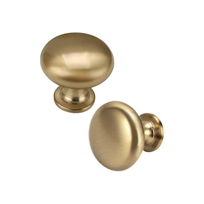 Brass Cabinet Knobs,Brushed Gold Drawer Knobs,15 Pack - color: Warm Gold