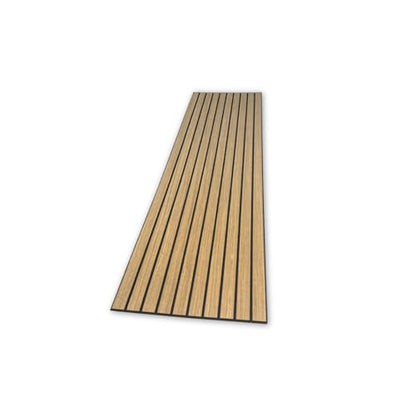 Modern Wood Slat Wall Panels, Peel and Stick Acoustic Panels, Self-Adhesive Wall Covering and Easy Installation, 47.24x11.82in. 8-Pack Natural Wood Finish(Walnut) - color: Walnut