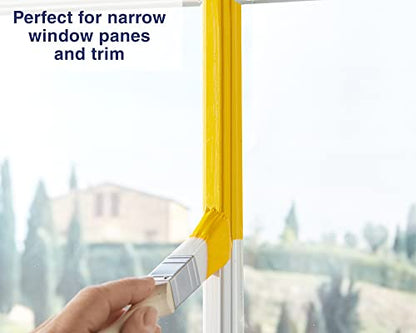 Zibra Square Paint Brush for Painting Murals, Details, Narrow Trim and Windows, 1-inch, Artist Brush - size: 1 in, style: Square Brush