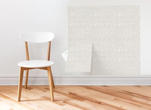 Peel and Stick Wallpaper Sheets, Modern Buff, 12-Pack - style: Modern