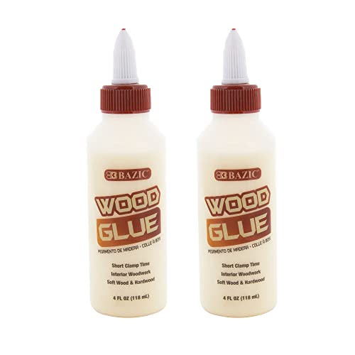BAZIC Products Wood Glue, 4 Fl Oz, 2-Pack - size: 2-Pack