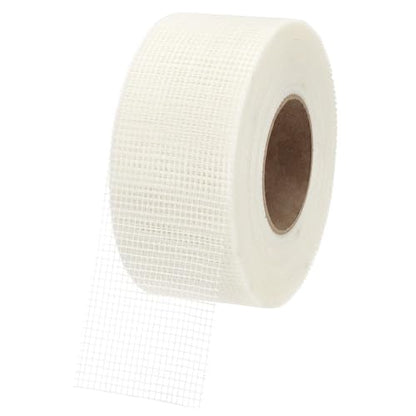PATIKIL Drywall Repair Mesh Tape, 3 inch x 328 ft Fiberglass Repair Patch Self-Adhesive Dry Wall Joint Tape 8 Mesh Wall Hole Crack and Seam Patch, White - size: 3 inch x 328 Feet