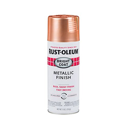 Rust-Oleum Stops Rust Bright Coat Metallic Spray Paint, Copper - color: Copper, size: 11 Ounce (Pack of 1)