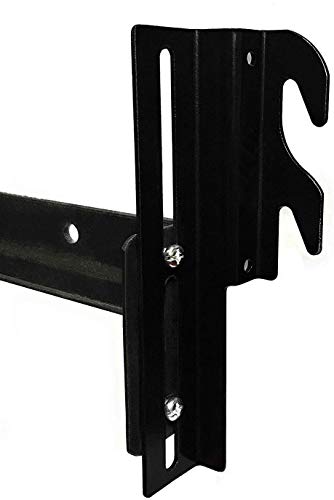 CAFORO #711 Bolt-On to Hook-On Conversion Bed Frame Brackets, Bed Rail Headboard Bracket, Bed Hook Adapter Kit (Set of 2)