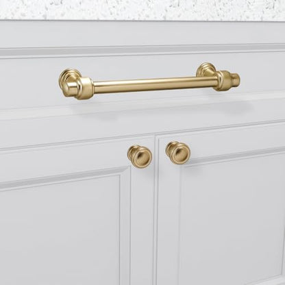 10 Pack 5 Inch Kitchen Cabinet Handles Champagne Bronze Cabinet Pulls Zinc Alloy Drawer Pulls Kitchen Hardware - color: Champagne Bronze, size: 5'' Hole Center(128mm)
