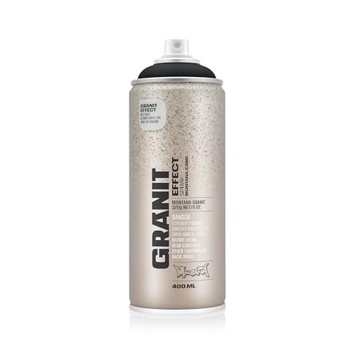 Montana Cans GRANIT EFFECT Spray Paint, 400ml, Black