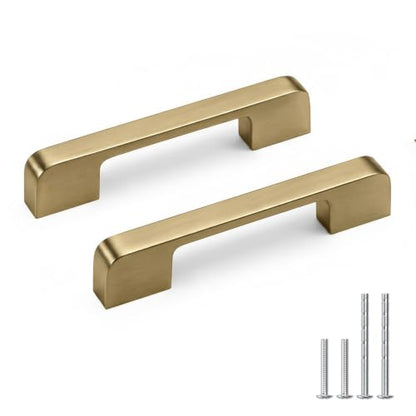 Champagne Bronze Cabinet Pulls 3-3/4 Inch Bronze Cabinet Handles - color: Champagne Bronze, size: 3-3/4 Inch (96 mm) Hole Centers