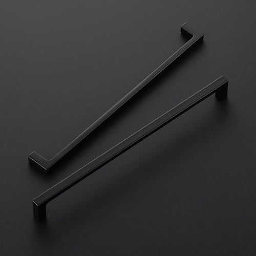 Ravinte Matte Black Square & Solid Cabinet Handles,10 Inch,30 Pack - size: 10 Inch Hole Center