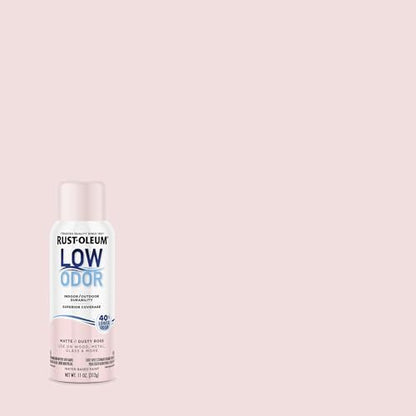 Rust-Oleum Low Odor Premium Spray Paint, Matte Dusty Rose - color: Dusty Rose, size: 11 Ounce (Pack of 1)
