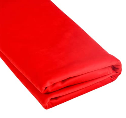 TinaKim Upholstery Velvet Fabric Couch, for Sofa Chair Cover Material, DIY Repair (Red, 6 Yards) - color: Red, size: 6 yard pre cut